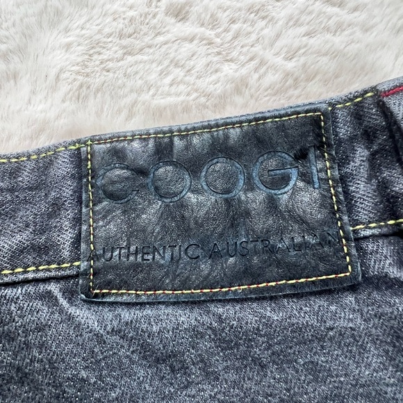 COOGI VINTAGE  Gray Jeans with Green and Yellow Detalla - Picture 7 of 11